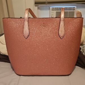 Kate Spade Pink Glitter Tote